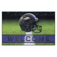 NFL - Baltimore Ravens Rubber Door Mat - 18in. x 30in.