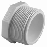 Charlotte Pipe Schedule 40 1-1/4 in. MPT X 1-1/4 in. D FPT PVC Plug 1 pk