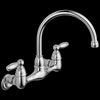 Peerless Claymore™: Two Handle Wall Mounted Kitchen Faucet