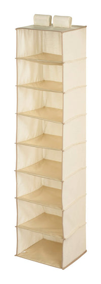 Honey-Can-Do 54 in. H X 12 in. W X 12 in. L Poly Cotton Hanging Vertical Closet Organizer