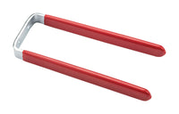 Steel Tool Hook, Red Vinyl-Coated, 6-In. (Pack of 6)