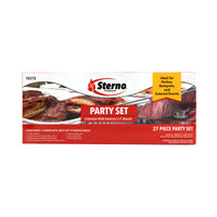 Sterno Buffet Kit 10.25 in. H X 13.50 in. W X 23.63 in. L 27 pc