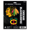 NHL - Chicago Blackhawks 3 Piece Decal Sticker Set