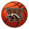 Western Michigan University Basketball Rug - 27in. Diameter