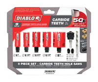 Diablo Diablo Mandrel Hole Saw Kit 9 pc