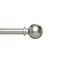 Umbra Bolas Nickel Silver Curtain Rod 36 in. L X 72 in. L