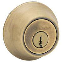 660 5 SMT SCAL SCS K3 1-Cyl Deadbolt - Antique Brass