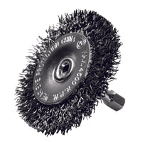 Century Drill & Tool 2-1/2 in.   Crimped Wire Wheel Brush Steel 4500 rpm (Pack of 2)