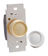 Leviton Trimatron Thermoplastic/Metal Light Almond/White 1-Pole Dimmer Knob 600W 120V