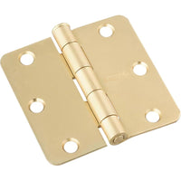 DP512RC 3" SQR Door Hinge 1/pk - Satin Brass