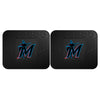 MLB - Miami Marlins Back Seat Car Mats - 2 Piece Set