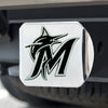 MLB - Miami Marlins Metal Hitch Cover