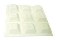 Shepherd Vinyl Bumper Pads White Square 1/2 in. W x 1/2 in. L 9 pk Self Adhesive (Pack of 6)