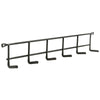 National Hardware 16 in. L Vinyl Coated Black Steel Household Hook Rack 15 lb. cap. (Pack of 6)