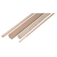 Waddell 6408U 1/2 X 48 Hardwood Dowels (Pack of 20)