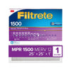 3M Filtrete 25 in. W x 25 in. H x 1 in. D 12 MERV Pleated Air Filter (Pack of 4)