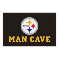 NFL - Pittsburgh Steelers Man Cave Rug - 5ft. x 8 ft.