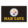 NFL - Pittsburgh Steelers Man Cave Rug - 5ft. x 8 ft.