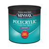 Minwax Polycrylic Satin Crystal Clear Water-Based Polyurethane 0.5 pt