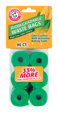 Arm & Hammer Plastic Biodegradable Waste Bags 90 pk