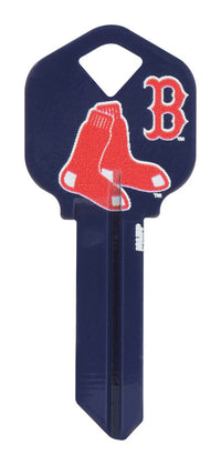 Hillman Boston Red Sox Painted Key House/Office Universal Key Blank (Pack of 6)