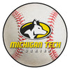 Michigan Tech University Baseball Rug - 27in. Diameter