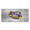 Louisiana State University 3D Stainless Steel License Plate