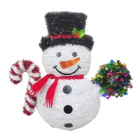 FC Young Tinsel Snowman Hanging Decor 19 in. (Pack of 12)