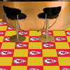 NFL - Kansas City Chiefs Team Carpet Tiles - 45 Sq Ft.