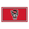 North Carolina State University Wolfpack 3ft. x 5ft. Plush Area Rug