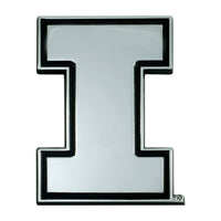 University of Illinois 3D Chromed Metal Emblem