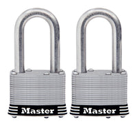 Master Lock 1.75 in. W Stainless Steel 4-Pin Tumbler Padlock Keyed Alike