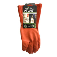 Showa Atlas 620m-08.Rt Medium Orange Pvc Seamless Cotton Gloves