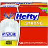 Hefty Strong 13 gal. Kitchen Trash Bags Drawstring 90 pk (Pack of 3)