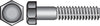 Hillman 3/8-16 in. D X 3 in. L Stainless Steel Hex Head Cap Screw 25 pk