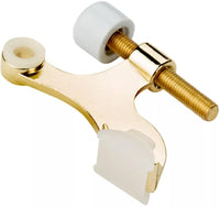 V227 Hinge Pin Door Stop - Polished Brass