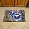 NFL - Tennessee Titans Camo Rubber Scraper Door Mat