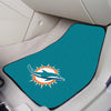 NFL - Miami Dolphins Carpet Car Mat Set - 2 Pieces