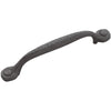 Hickory Hardware P2997-BI 6-5/16" Black Iron Refined Rustic Cabinet Pull