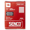 Senco 1 in. 16 Ga. Straight Strip Galvanized Finish Nails 2,000 pk