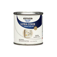 Rust-Oleum Painter's Touch Ultra Cover Satin Blossom White Paint Exterior and Interior 250 g/L 0.5 p (Pack of 6).