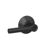 Schlage Broadway Matte Black Keyed Entry Lever 1-3/4 in.