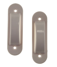 Amerelle White Plastic Toggle Switch Guard 2 pk