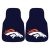 NFL - Denver Broncos Carpet Car Mat Set - 2 Pieces