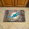 NFL - Miami Dolphins Camo Rubber Scraper Door Mat