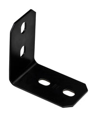 National Hardware 4.9 in. H X 3 in. W X 0.125 in. D Black Carbon Steel Inside/Outside Corner Brace - Deal of The Week