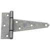 National Hardware 5 in. L Galvanized Silver Steel Heavy Duty T Hinge 2 pk