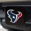 NFL - Houston Texans  Black Metal Hitch Cover - 3D Color Emblem