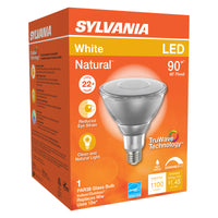 Sylvania Natural PAR38 E26 (Medium) LED Floodlight Bulb White 90 Watt Equivalence 1 pk