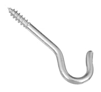 National Hardware Zinc-Plated Silver Steel 2-1/16 in. L Ceiling Hook 25 lb.  (Pack of 50)